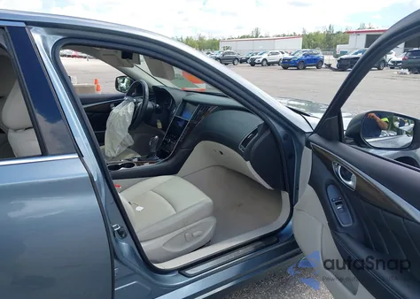 2018 Infiniti Q50 3.0T Luxe from USA, damaged, VIN JN1EV7APXJM365505